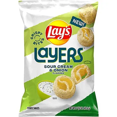 Lay's Layers Sour Cream & Onion Potato Snacks 1.75oz Bag