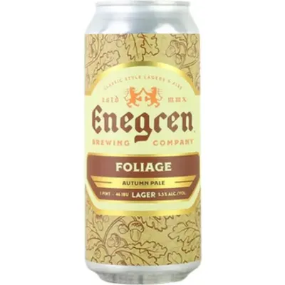 Enegren Brewing Co. Foliage Autumn Lager Beer 16oz Can