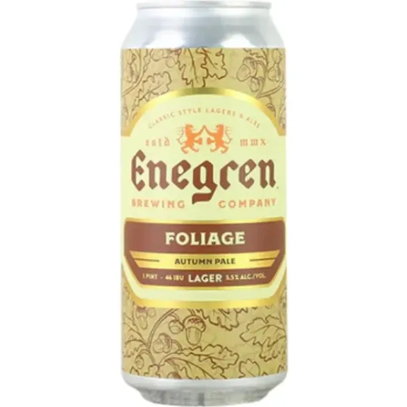 Enegren Brewing Co. Foliage Autumn Lager Beer view 1