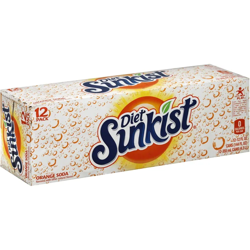 Diet Sunkist Orange Soda view 1