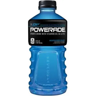 Powerade Ion 4 Mountain Berry Blast With Vitamins B3 B6 & B12
