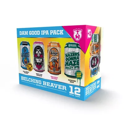 Belching Beaver Dam Good IPA Variety Pack 12pk 12oz Cans