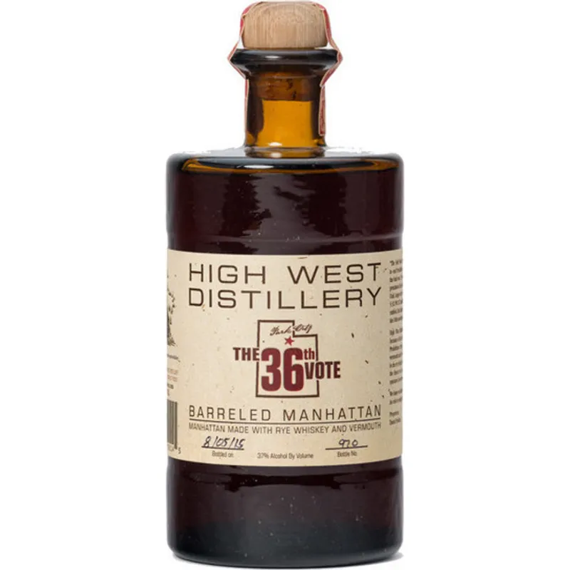 High West Distillery The 36th Vote Barreled Manhattan Rye Whiskey view 1