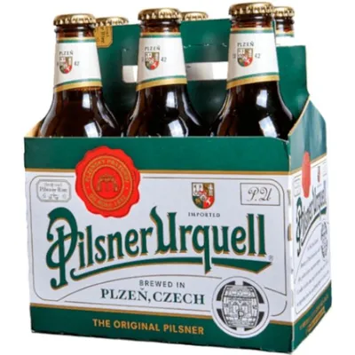 Pilsner Urquell 6 Pack 12 oz Bottles