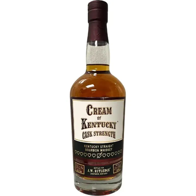 Cream of Kentucky J. W. Rutledge Cask Strength Straight Bourbon view 1