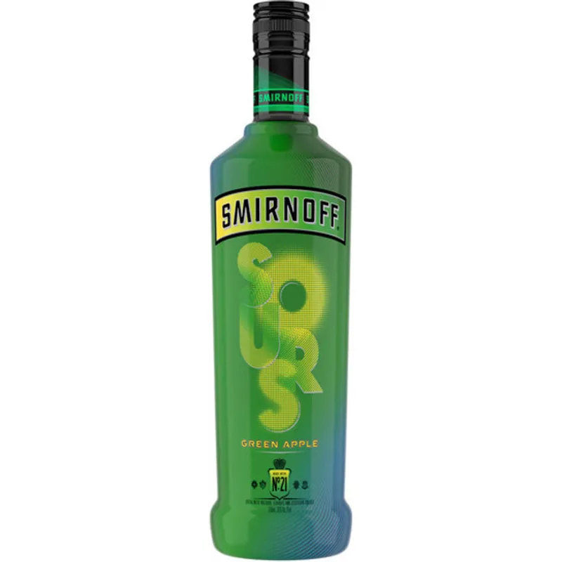 Smirnoff Sours Green Apple Vodka view 1