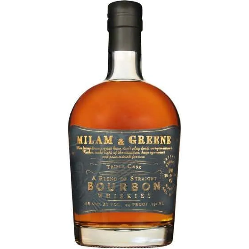 Milam & Greene Triple Cask Straight Bourbon Whiskey view 1