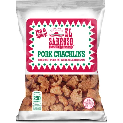 El Sabroso Pork Cracklins 2.25 oz