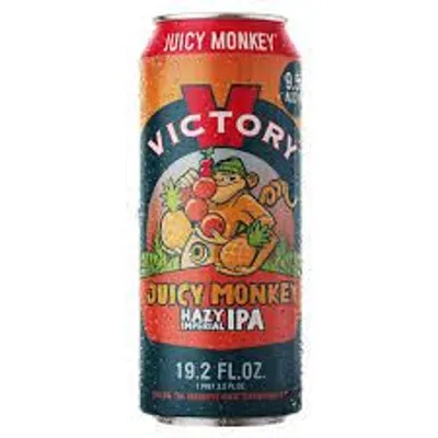 Victory Juicy Monkey Hazy Imperial IPA 19.2 oz Can