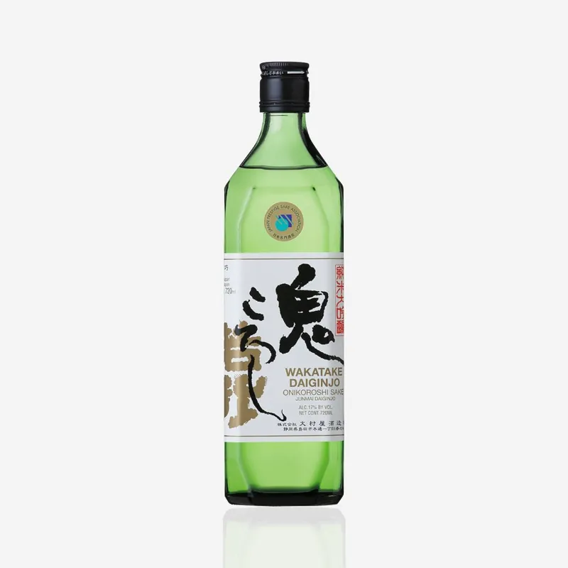 Wakatake Onikoroshi Junmai Daiginjo view 1
