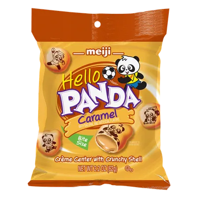 Meiji Hello Panda Caramel 2.2oz Bag
