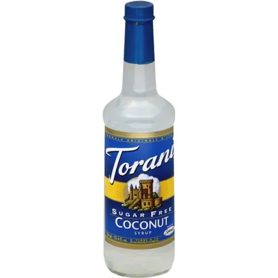 Torani Sugar Free Coconut Syrup 25.4oz Bottle