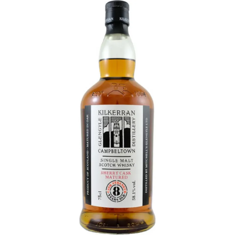 Kilkerran Glengyle Distillery 8 Year Sherry Cask Single Malt Scotch Whiskey view 1