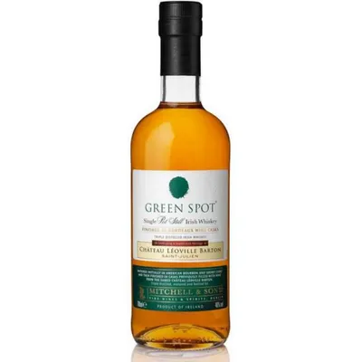 Green Spot Single Pot Still Irish Whiskey Finished in Bordeaux Wine Casks Chateau Leoville Barton 750mL