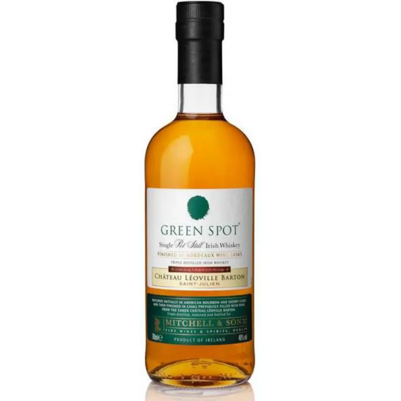 Green Spot Single Pot Still Irish Whiskey Finished In Bordeaux Wine Casks Chateau Leoville Barton view 1
