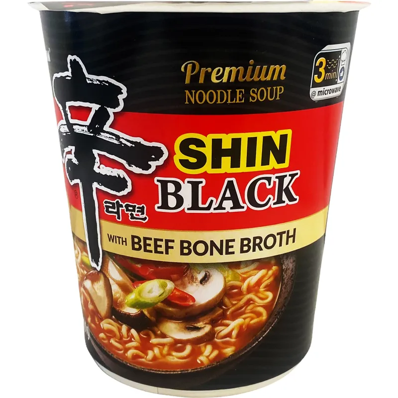 Nongshim Shin Black Premium Noodle Soup view 1