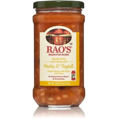 Rao's Italian Style Pasta & Fagioli Soup 16oz Jar