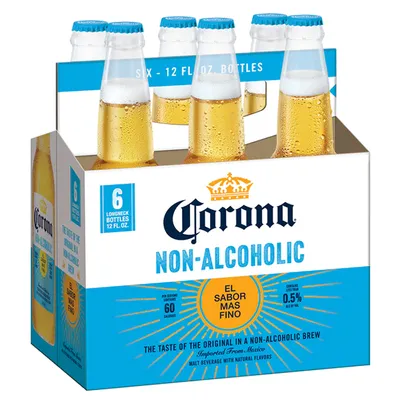 Corona Non Alcoholic - 6 Pack 12oz Bottles