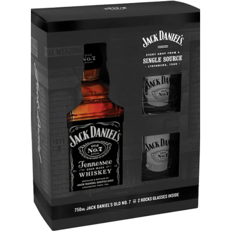 Jack Daniel's Old No. 7 Tennessee Sour Mash Whiskey Gift Set view 1