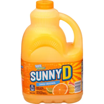 Sunny D Orange Flavored Citrus Punch Tangy Original 1Gal Bottle