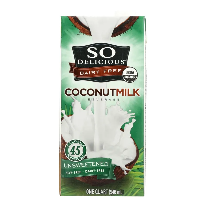 So Delicious Organic Unsweetened Coconut Milk view 1