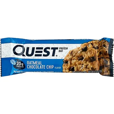 Quest Protein Bar Oatmeal Chocolate Chip 2.12 oz