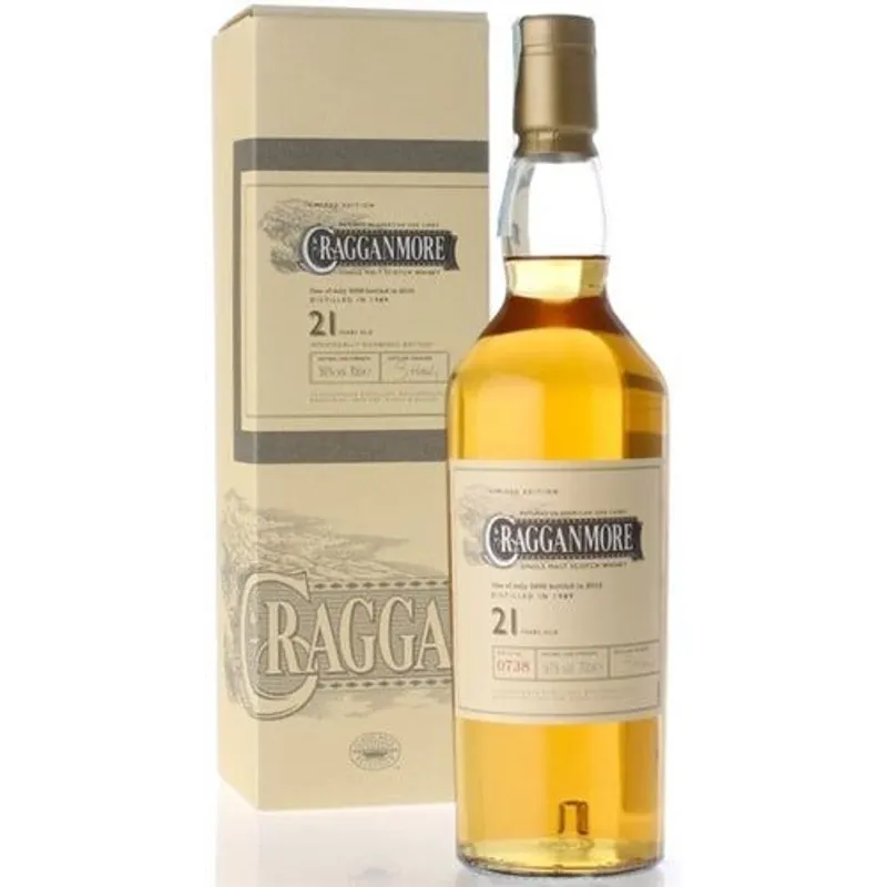 Cragganmore 21 Year Old Single Malt Scotch Whisky view 1