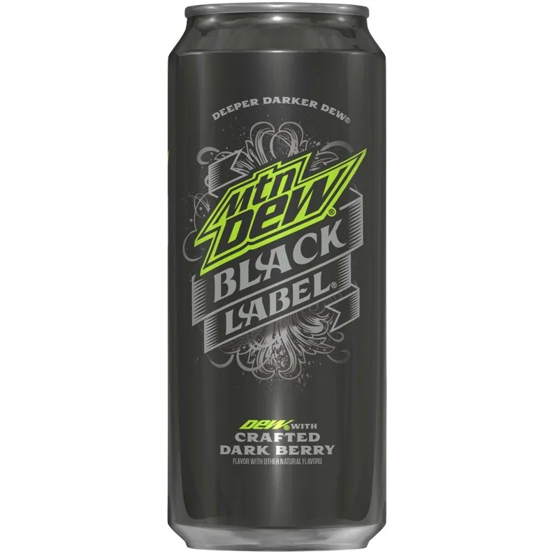Mountain Dew Black Label Dark Berry Soda view 1