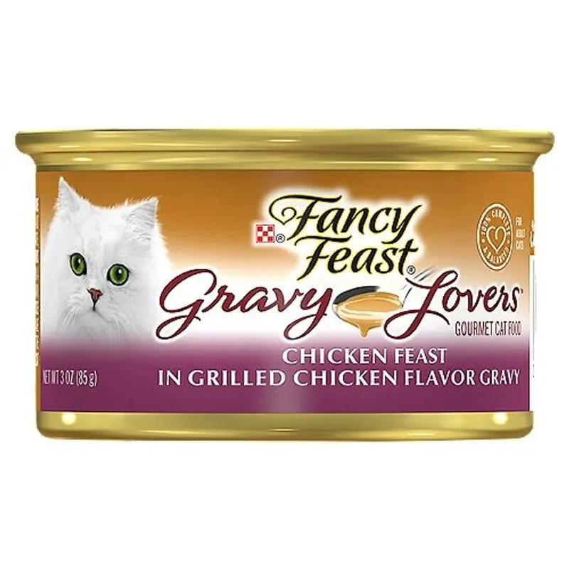 Purina Fancy Feast Gravy Lovers Grilled Chicken Feast in Gravy Cat Food view 1
