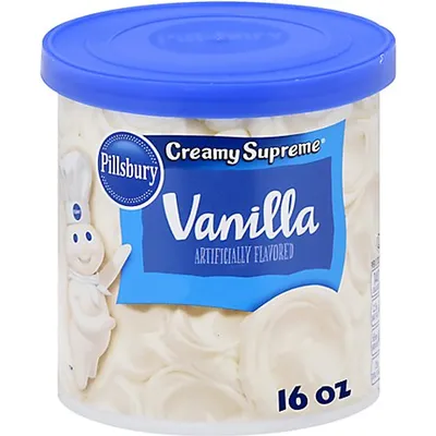 Pillsbury Creamy Supreme Vanilla Frosting 16oz Box