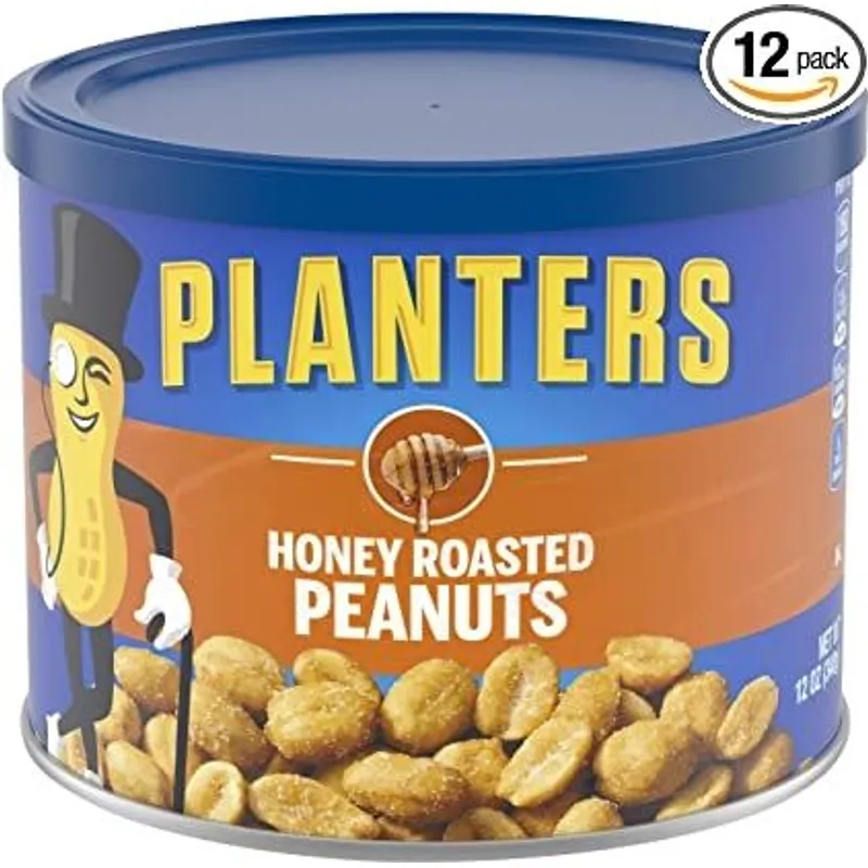 Planters Honey Roasted Peanuts view 1
