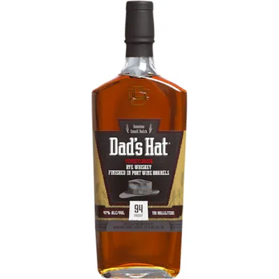 Dad's Hat Pennsylvania Rye Whiskey Finished in Port Wine Barrels 750mL