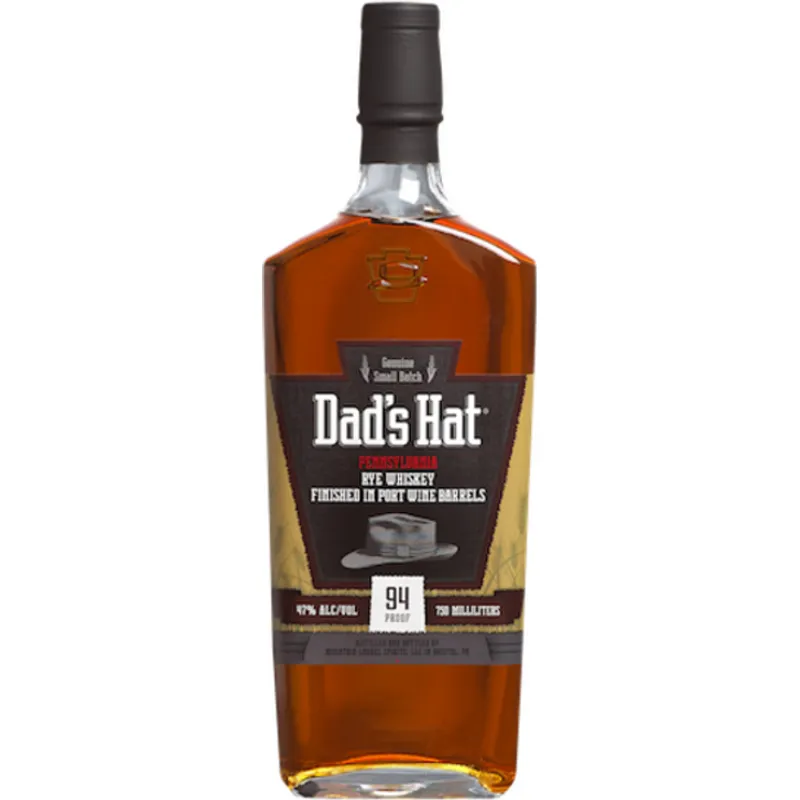 Dads Hat Pennsylvania Rye Whiskey Finished In Port Wine Barrels view 1