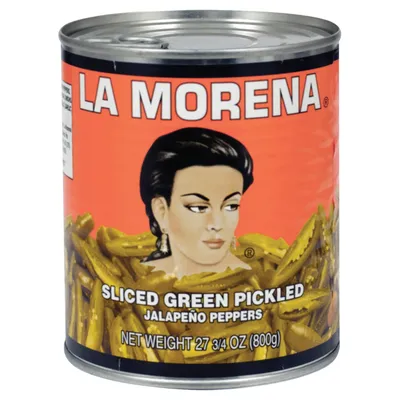 La Morena Sliced Pickled Jalapeños 28.2 oz Jar