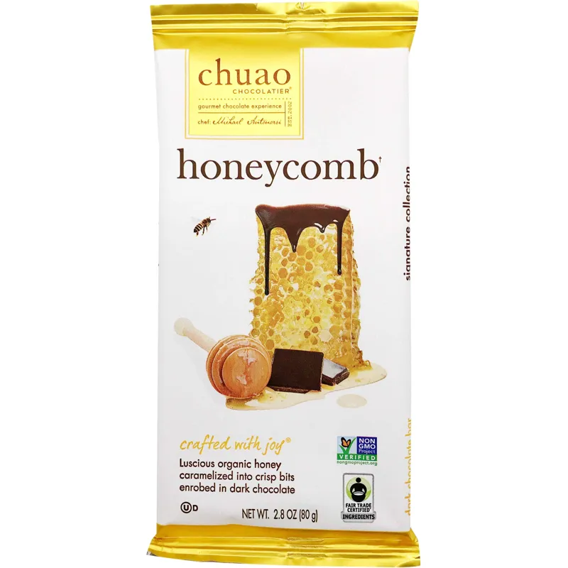 Chuao Honeycomb Chocolate Bar view 1