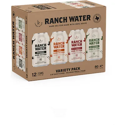 Lone River Ranch Water Variety 12-Pack 12x 12oz Cans