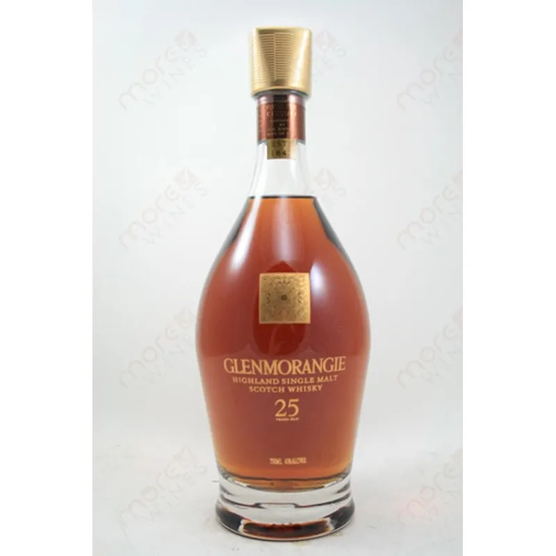 Glenmorangie 25 Year Single Malt Scotch Whisky view 1
