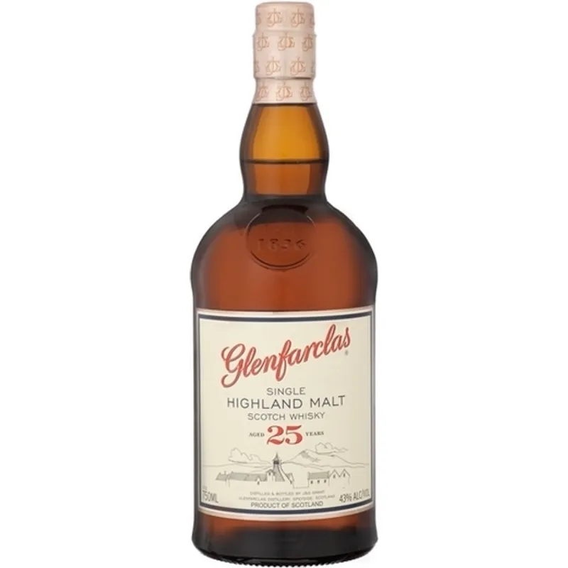 Glenfarclas Single Malt 25 view 1