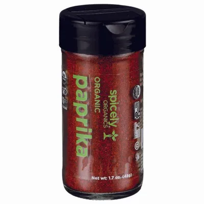 Spicely Organics Paprika 1.7 oz Jar