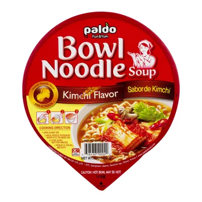 Paldo Kimchi Flavor Bowl Noodle Soup 3.03 oz