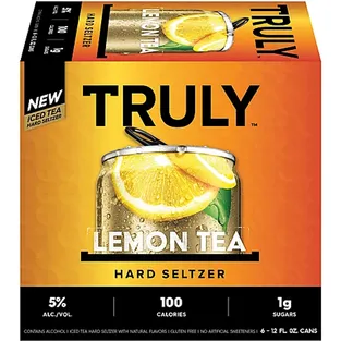 TRULY Hard Seltzer Lemon Iced Tea, Spiked & Sparkling Water