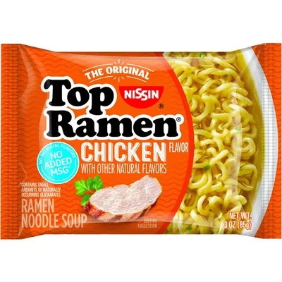 Nissin Top Ramen Noodles Chicken 2oz Count