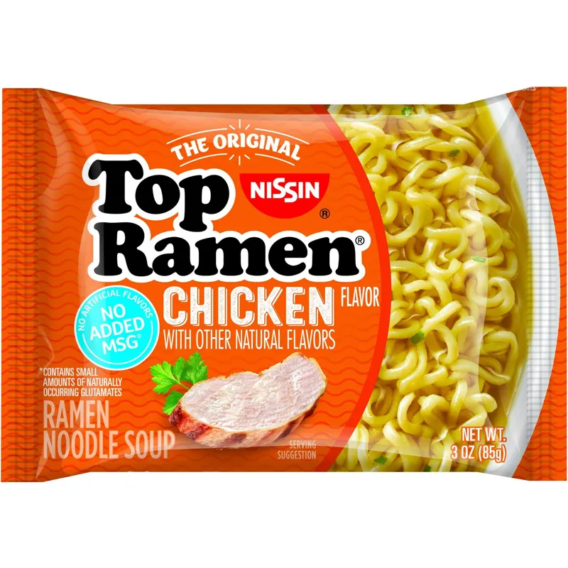 Nissin Top Ramen Noodles Chicken view 1