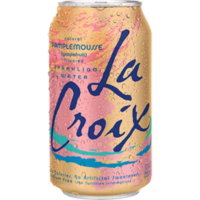 La Croix Sparkling Water Pamplemousse (Grapefruit) view 1