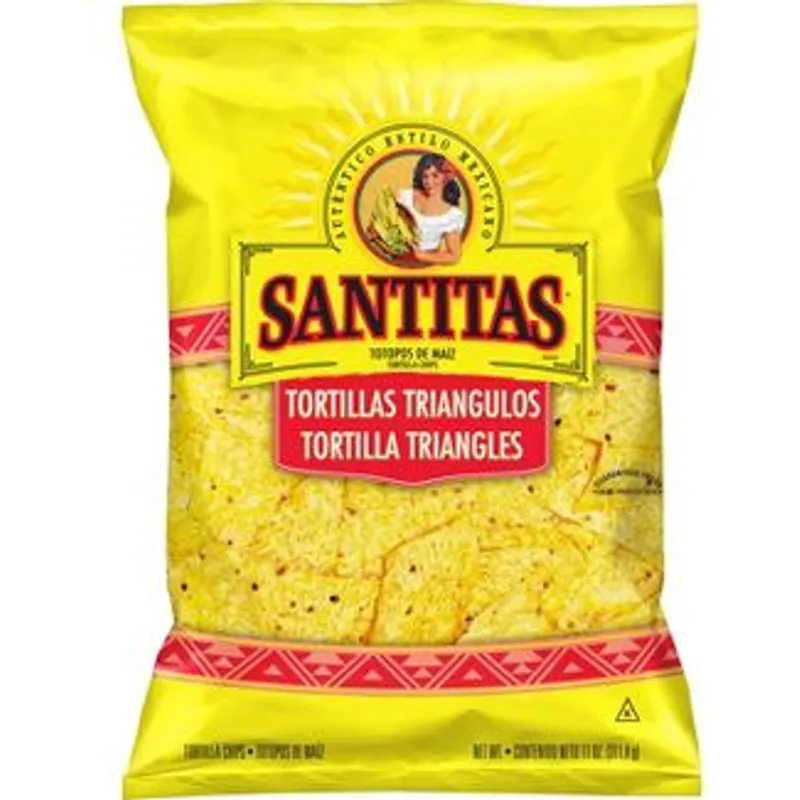 Santitas Yellow Corn Tortilla Triangles view 1