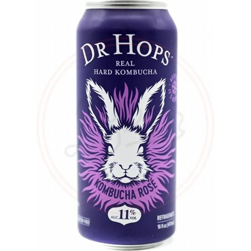 Dr Hops Real Hard Kombucha Rose view 1