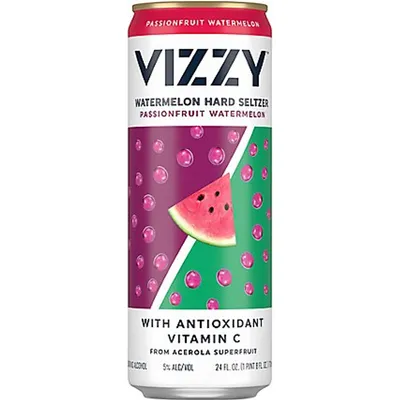 Vizzy Watermelon Hard Seltzer 24oz Can