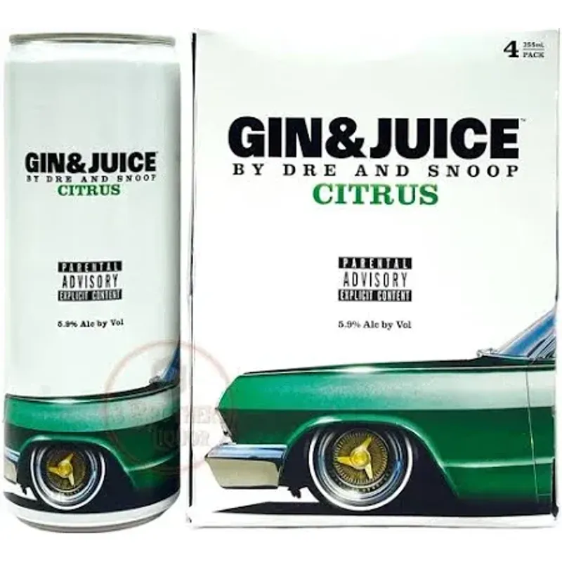 Gin & Juice By Dre Snoop Citrus Ready To Drink Cocktail view 1