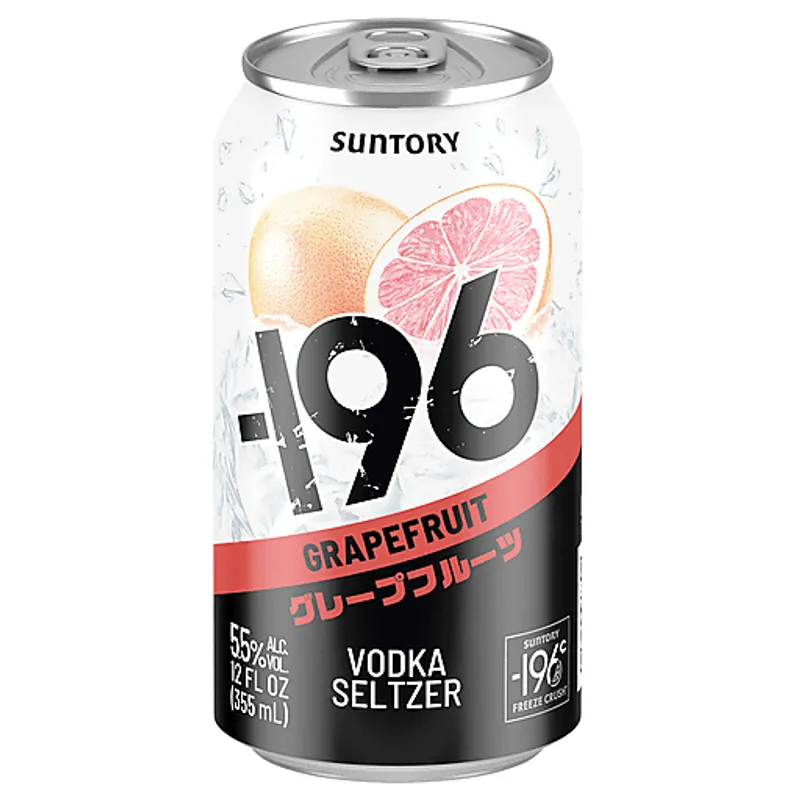 Suntory 196 Grapefruit Vodka Seltzer view 1