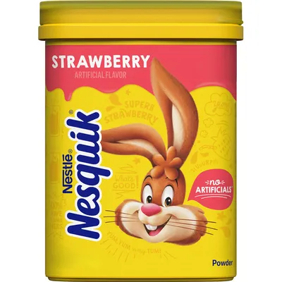 Nestle Nesquik Strawberry Powder Drink Mix 22oz Container